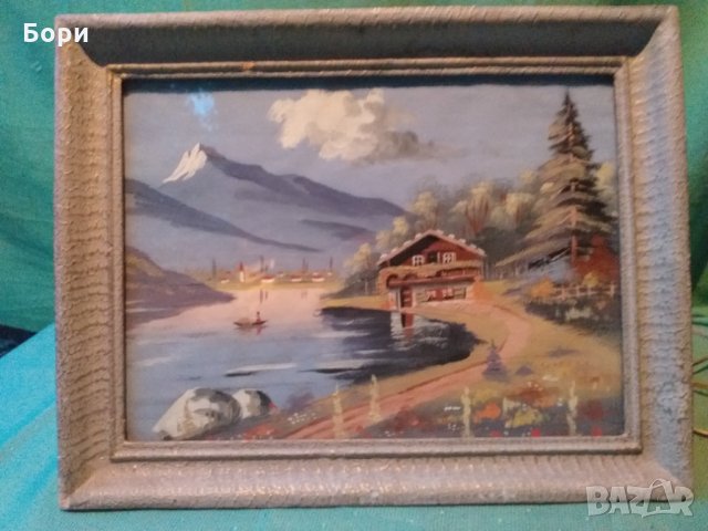 Пейзаж маслени бои, снимка 2 - Картини - 34126813