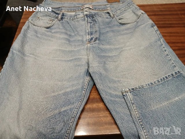 Дънки мъжки-2 чифта- AUTHENTICS и FLOWERS , снимка 5 - Дънки - 48817855