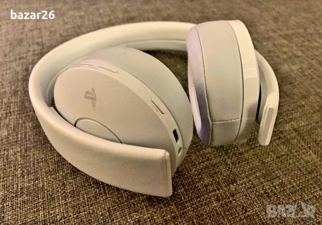 PlayStation4 Gold Wireless Stereo Headset (White, снимка 2 - Слушалки и портативни колонки - 44201617