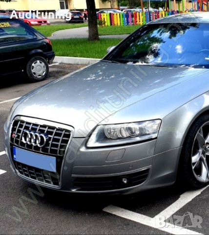 Решетка за Ауди Audi А6-S6 2005 2006 2007 2008 2009 2010, снимка 2 - Тунинг - 32041031