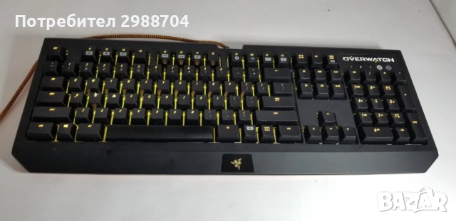 Геймърска клавиатура Razer Blackwidow chroma overwatch, снимка 8 - Клавиатури и мишки - 51685737