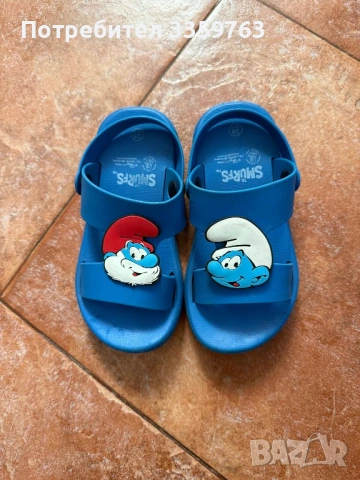🟦 Детски сандали СМЪРФОВЕ №28 – само 4€ 🟦