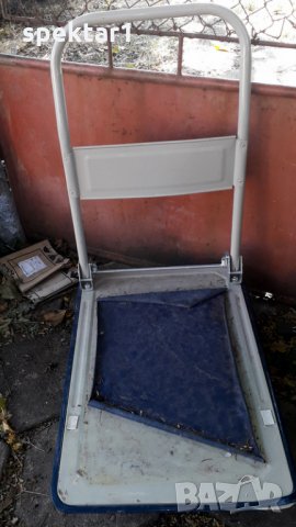 сгъваема транспортна количка за магазин малък склад два размера 