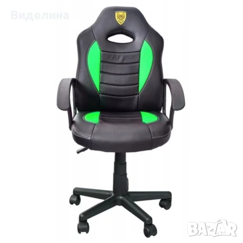 Детски геймърски офис стол – Спортен дизайн, ергономичен и регулируем, снимка 8 - Столове - 53367814