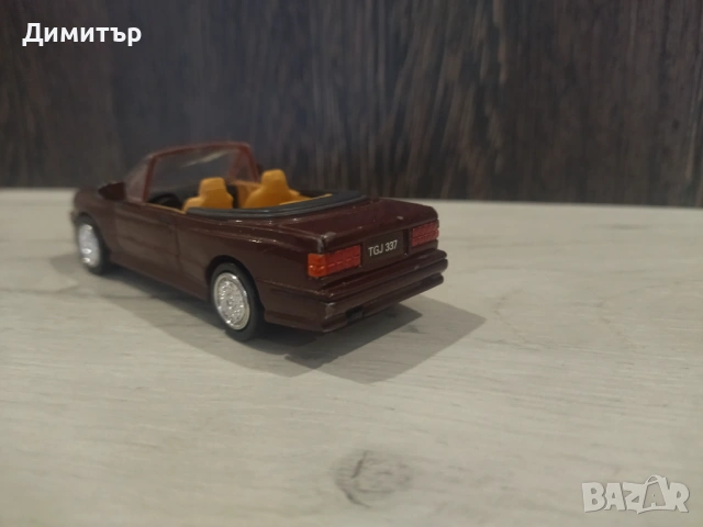 Метална количка BMW M3 1988 !!!, снимка 2 - Колекции - 53260420