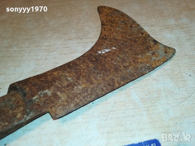 КУКРИ-САТЪР-СТАР ОТ ФРАНЦИЯ 32Х13СМ-France 🇫🇷 0512211614, снимка 2 - Антикварни и старинни предмети - 35037148