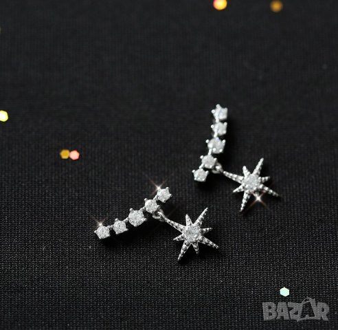 Тотална разпродажба - 50% Сребърни обеци /4090/, снимка 4 - Обеци - 34908906