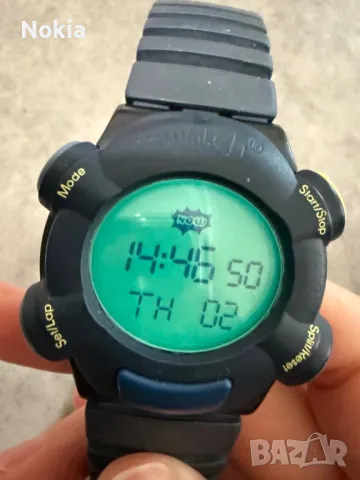 Часовник Swatch Beat SXN100 BLUE РЯДКИ Цифров часовник Swatch Vintage Swiss made