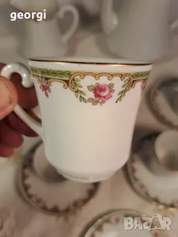 порцеланов сервиз за чай и кафе Limoges   8/1, снимка 3 - Сервизи - 49900467