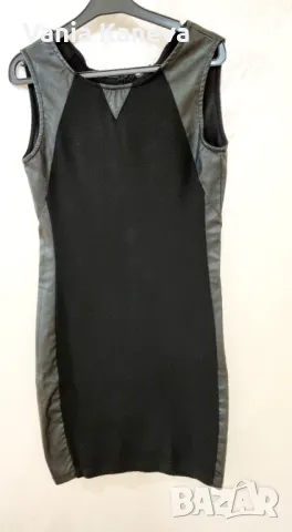 Елегантна рокля  в  розово. Състои се от две части Памучна подплата  и Лек разкошен, снимка 7 - Рокли - 45380838