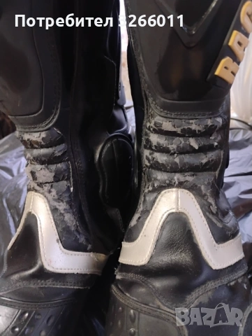 Кожени мото ботуши , снимка 2 - Мъжки ботуши - 53215102