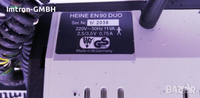  Офталмоскоп Heine EN90 Диагностичен комплект за стенен монтаж, снимка 5 - Уреди за диагностика - 37094270