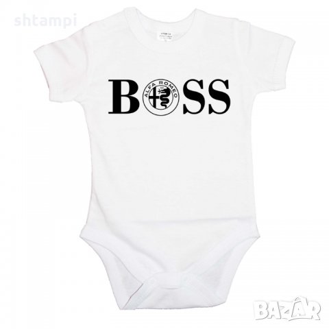 Бебешко боди ALFA ROMEO BOSS , снимка 2 - Бодита за бебе - 33743037