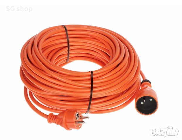 Удължител кабел за ток с щепсел и контакт тип шуко 30 метра, 45метра, снимка 2 - Други - 44255515