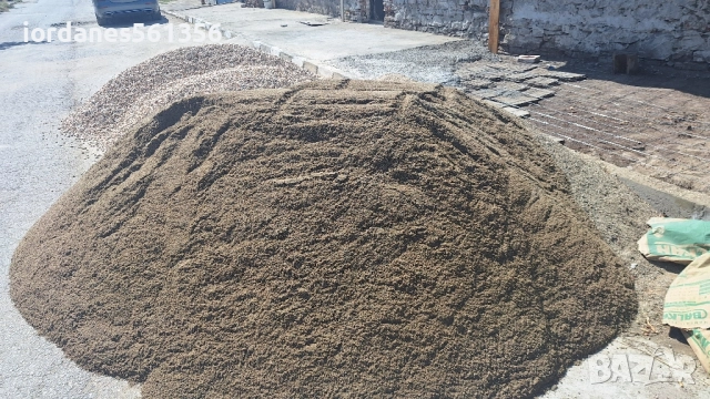 Земновлажен бетон,Филц,Пясък,Чакъл ,и бял чакъл за декороция-бял камък, снимка 9 - Други ремонти - 52281190