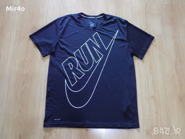 тениска nike run потник блуза фанела екип оригинал спорт тренировка крос мъжка L