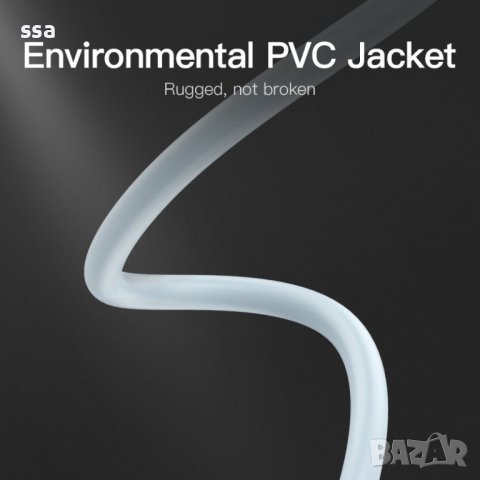 Vention Кабел LAN UTP Cat5e Patch Cable - 3M Blue - VAP-A10-S300, снимка 17 - Кабели и адаптери - 44231137