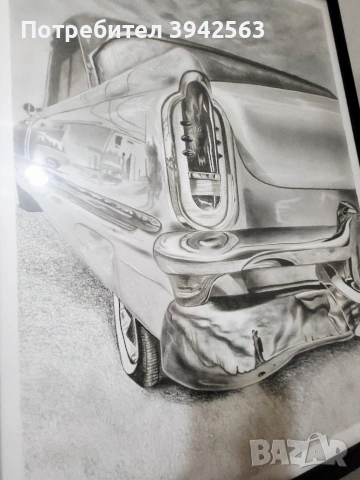 Chevy 50 x 70 графика, снимка 3 - Картини - 54000914