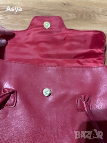 Дамска чанта цвят бордо, снимка 5 - Чанти - 44296861