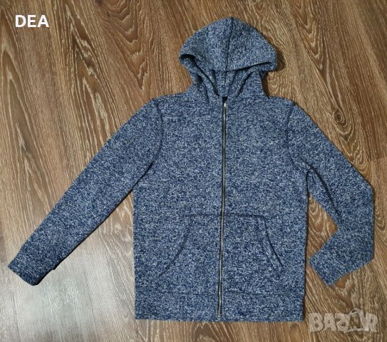 Син суичер HM 158/164см-15лв.НАМАЛЕНИЕ, снимка 1