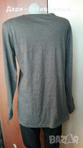 Мека блуза в тъмно бежово трико🍀❤M,L❤🍀арт.4032, снимка 2 - Блузи с дълъг ръкав и пуловери - 36459478