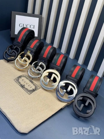 колани от естествена кожа в кутия louis vuitton gucci , снимка 7 - Колани - 50701028