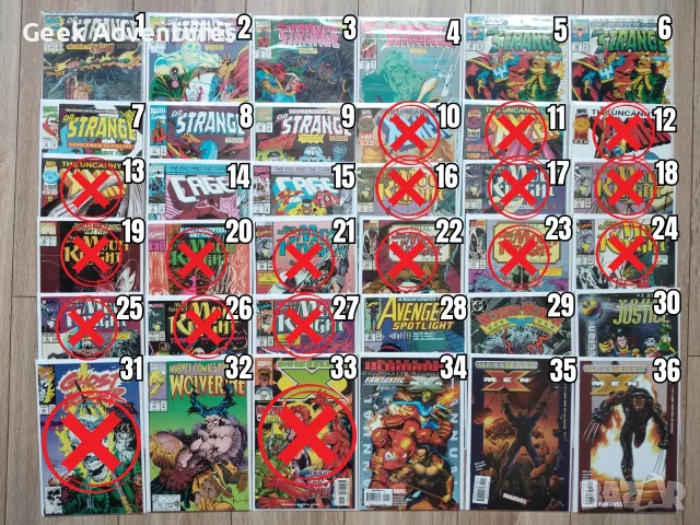 Comic Books/Комикси - X-Men, Punisher, Deadpool, Batman, Dr.Strange, Moon Knight, снимка 2 - Списания и комикси - 48013618