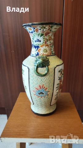 Нова японска керамична ваза, снимка 2 - Стайни растения - 53145291