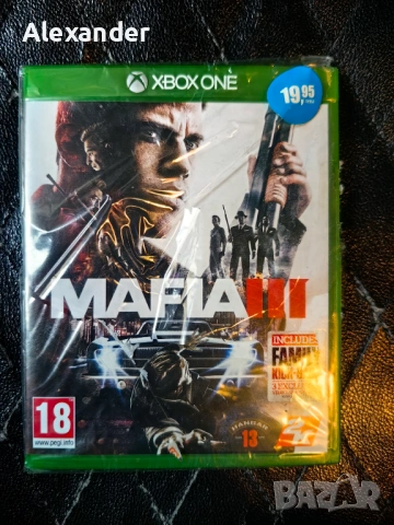 MAFIA 3 Xbox One 2 броя НОВИ. Неразпечатани.
