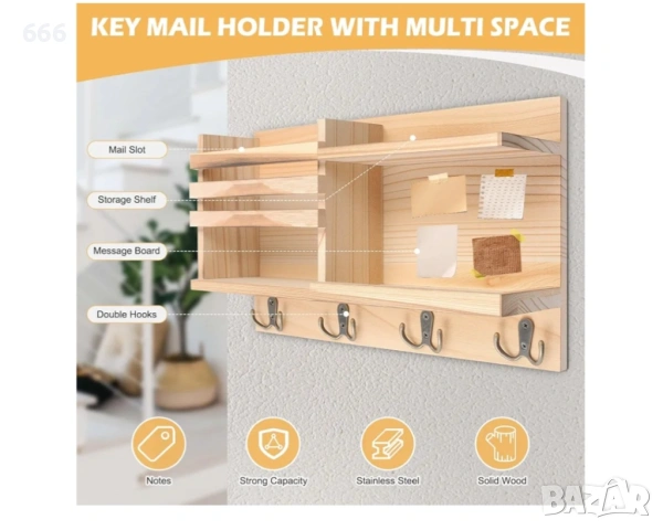 Стенен органайзер, снимка 3 - Други стоки за дома - 54065682