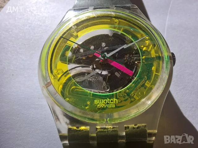 Оригинален швейцарски часовник Swatch (Skeleton) – с нова батерия 