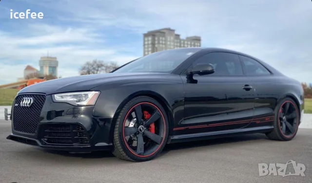 предна решетка RS5 Audi A5 Facelift 2012-2016, черен
