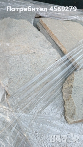 Гръцки гнайс необрязан  на 2- 3 см ширина на плочката , снимка 8 - Градински мебели, декорация  - 51416502