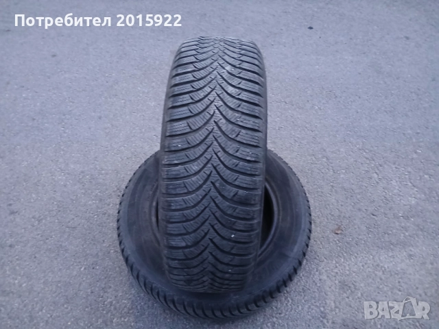 Зимни гуми 15цола Hankook-195/65/15-6.5мм-грайфер 2018година , снимка 2 - Гуми и джанти - 52456489