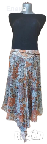 Пола mins. 100%коприна. размер М/S., снимка 2 - Поли - 50496753