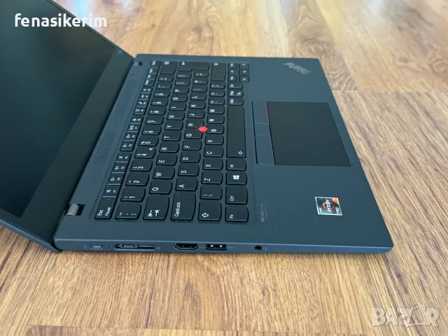 14' Full HD+ Ryzen 7 PRO 6850u Lenovo ThinkPad T14s Gen 3 32GB LPDDR5/512GB NVMe/Radeon 680M/Бат 10ч, снимка 12 - Лаптопи за работа - 56016106