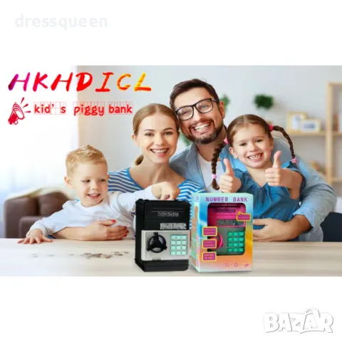 4353 Електронна касичка за деца, Черна, снимка 4 - Други - 48882477