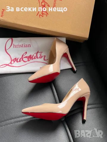 Christian Louboutin Дамски Обувки На Ток - 2 Налични Цвята Код D2214, снимка 4 - Дамски обувки на ток - 49435672