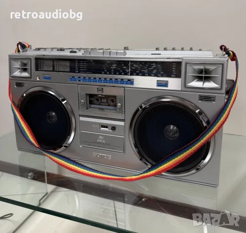🔈Колекционерски ретро радиокасетофон JVC RC-M70JW  - Boombox - профилактиран🔉, снимка 8 - Радиокасетофони, транзистори - 55764685