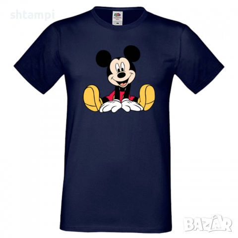 Мъжка тениска Mickey Mouse 11 Подарък,Изненада,Рожден ден, снимка 5 - Тениски - 36576603