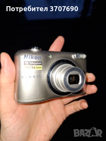 Компактен дигитален фотоапарат NIKON COOLPIX A10, снимка 3 - Фотоапарати - 52314785