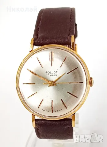 Poljot 17 jewels cal. 2409 - мъжки механичен часовник с ръчно навиване 