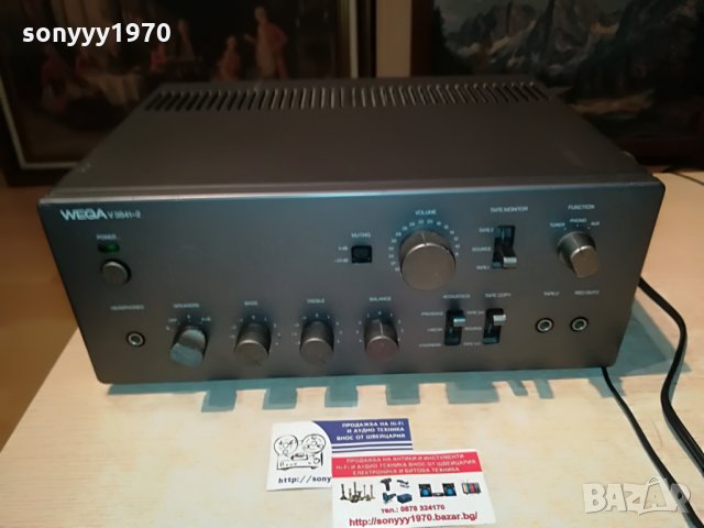 WEGA v3841-2 amplifier-made in japan-внос швеицария, снимка 4 - Ресийвъри, усилватели, смесителни пултове - 29487083
