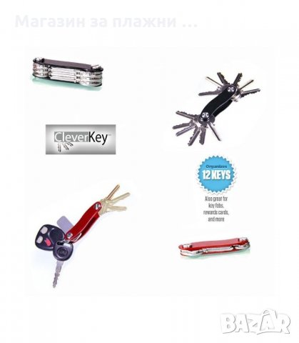 МЕТАЛЕН ОРГАНАЙЗЕР ЗА КЛЮЧОВЕ CLEVER KEY - код 1331