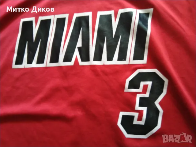 Miami Heat NBA  Dwyane Wade #3 баскетболни тениски домакини и гости размер М, снимка 3 - Баскетбол - 49910818