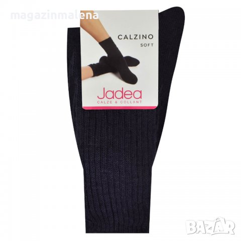 Jadea черни,сиви,сини,бежови италиански плътни зимни пухкави чорапи над глезените Жадея, снимка 4 - Дамски чорапи - 27079452