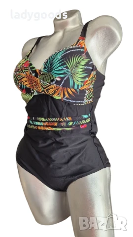 -18%! Цял бански костюм с чаша D.Модел L57., снимка 2 - Бански костюми - 50559236
