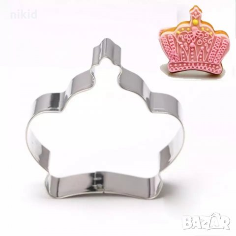метална форма резец корона украса торта фондан сладки др.