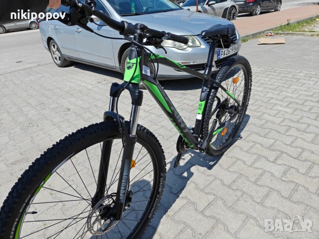 PA Велосипед 29" APOLON черен/зелен, снимка 7 - Велосипеди - 54277056