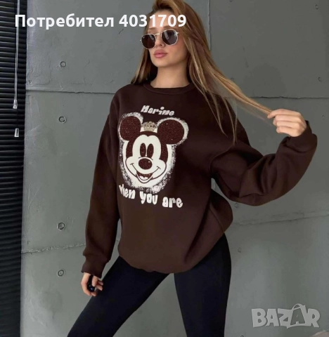 Блуза Мики Маус, снимка 2 - Блузи с дълъг ръкав и пуловери - 52283151